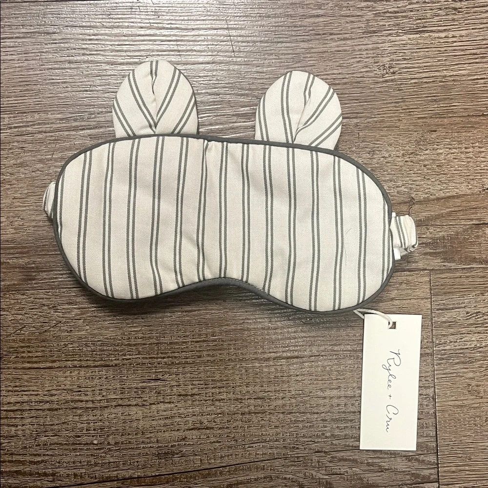 Rylee + Cru forest stripe Kids Face sleep Mask